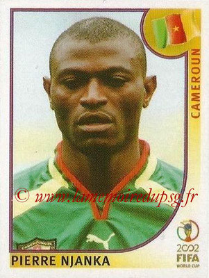 2002 - Panini FIFA World Cup Stickers - N° 370 - Pierre NJANKA (Cameroun)