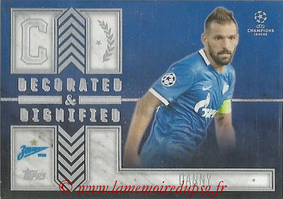 2015-16 - Topps UEFA Champions League Showcase Soccer - N° DD-D - DANNY (FC Zenit) (Decorated and Dignified)