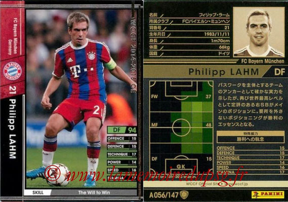2014-15 - WCCF - N° A056 - Philipp LAHM (FC Bayern Munich)
