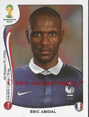 2014 - Panini FIFA World Cup Brazil Stickers - N° 382 - Eric ABIDAL (France)