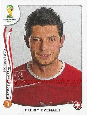 2014 - Panini FIFA World Cup Brazil Stickers - N° 348 - Blerim DZEMAILI (Suisse)