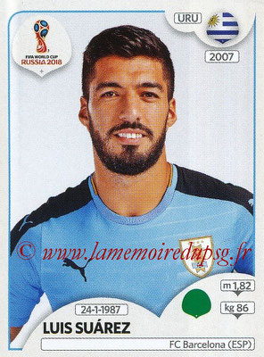 2018 - Panini FIFA World Cup Russia Stickers - N° 109 - Luis SUAREZ (Uruguay)