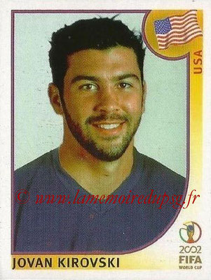 2002 - Panini FIFA World Cup Stickers - N° 292 - Jovan KIROVSKI (Etats-Unis)