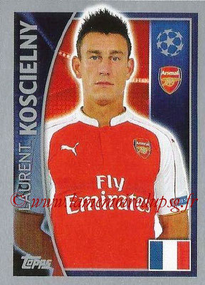 2015-16 - Topps UEFA Champions League Stickers - N° 397 - Laurent KOSCIELNY (Arsenal FC)