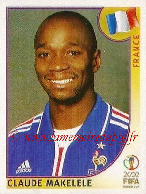 2002 - Panini FIFA World Cup Stickers - N° 036 - Claude MAKELELE (France)
