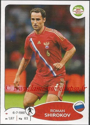 2014 - Panini Road to FIFA World Cup Brazil Stickers - N° 337 - Roman SHIROKOV (Russie)