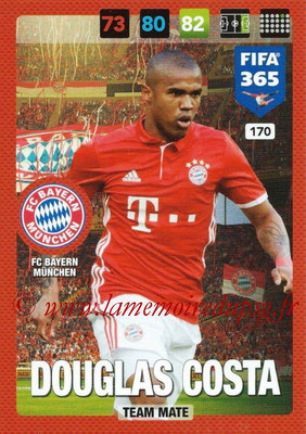 2016-17 - Panini Adrenalyn XL FIFA 365 - N° 170 - DOUGLAS COSTA (FC Bayern Munich)