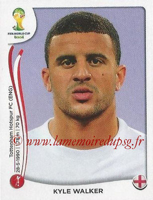 2014 - Panini FIFA World Cup Brazil Stickers - N° 305 - Kyle WALKER (Angleterre)