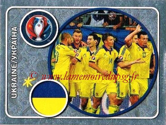 Panini Euro 2016 Stickers - N° 235 - Équipe d' Ukraine