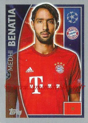 2015-16 - Topps UEFA Champions League Stickers - N° 379 - Medhi BENATIA (FC Bayern Munich)