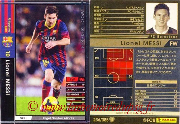 2013-14 - WCCF - N° 236 - Lionel MESSI (FC Barcelone)