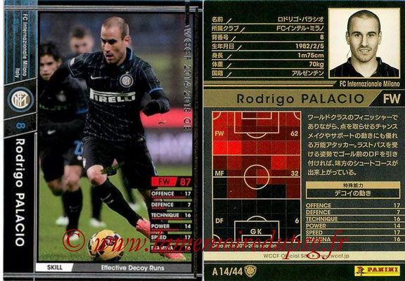 2013-14 - WCCF - N° A14 - Rodrigo PALACIO (FC Inter Milan)