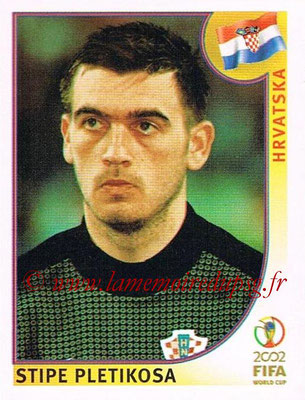 2002 - Panini FIFA World Cup Stickers - N° 477 - Stipe PLETIKOSA (Croatie)