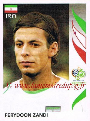 2006 - Panini FIFA World Cup Germany Stickers - N° 277 - Ferydoon ZANDI (Iran)