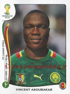2014 - Panini FIFA World Cup Brazil Stickers - N° 103 - Vincent ABOUBAKAR (Cameroun)