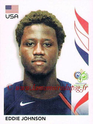 2006 - Panini FIFA World Cup Germany Stickers - N° 356 - Eddie JOHNSON (États Unis)