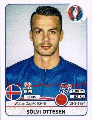 Panini Euro 2016 Stickers - N° 613 - Solvi OTTESEN (Islande)