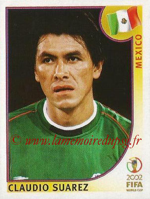 2002 - Panini FIFA World Cup Stickers - N° 498 - Claudio SUAREZ (Mexique)