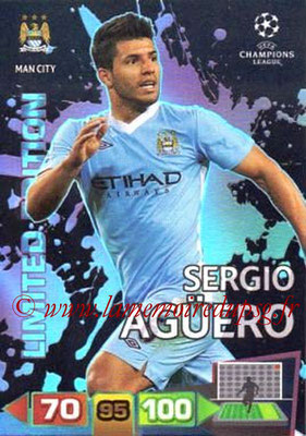 2011-12 - Panini Champions League Cards - N° LE27 - Sergio AGUERO (Manchester City FC) (Limited Edition)