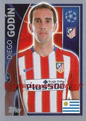 2015-16 - Topps UEFA Champions League Stickers - N° 178 - Diegio GODIN (Club Atlético de Madrid)