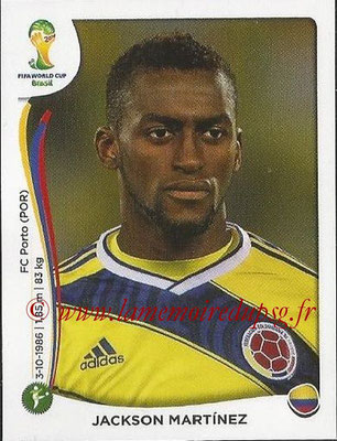 2014 - Panini FIFA World Cup Brazil Stickers - N° 201 - Jackson MARTINEZ (Colombie)