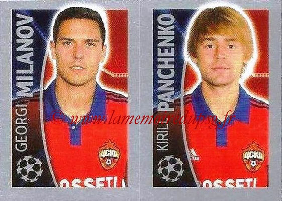 2015-16 - Topps UEFA Champions League Stickers - N° 133 - Georgi MILANOV + Kirill PANCHENKO (CSKA Moscou)