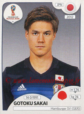 2018 - Panini FIFA World Cup Russia Stickers - N° 660 - Gotoku SAKAI (Japon)