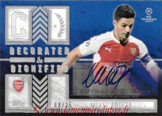 N° DDA-MA - Mikel ARTETA (Arsenal FC) (Decorated and Dignified Autographs)