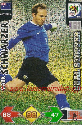 2010 - Panini FIFA World Cup South Africa Adrenalyn XL - N° 031 - Mark SCHWARZER (Autralie) (Goal Stopper)