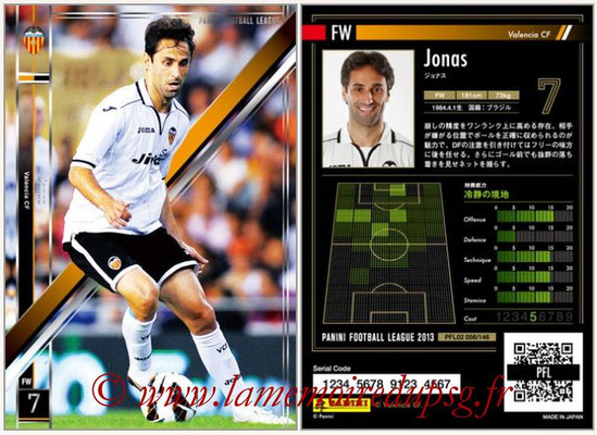 Panini Football League 2013 - PFL02 - N° 056 - Jonas ( Valencia CF )