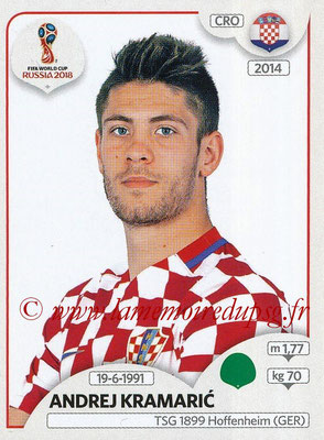 2018 - Panini FIFA World Cup Russia Stickers - N° 328 - Andrej KRAMARIC (Croatie)