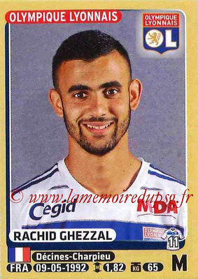 2015-16 - Panini Ligue 1 Stickers - N° 207 - Rachid GHEZZAL (Olympique Lyonnais)