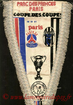 Grands Fanions  PSG-Juventus Turin  1983-84