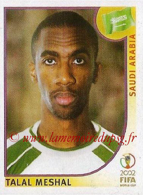 2002 - Panini FIFA World Cup Stickers - N° 344 - Talal MESHAL (Arabie Saoudite)