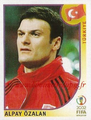 2002 - Panini FIFA World Cup Stickers - N° 192 - Alpay OZALAN (Turquie)