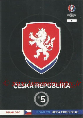 Panini Road to Euro 2016 Cards - N° 006 - Ecusson République Tchèque