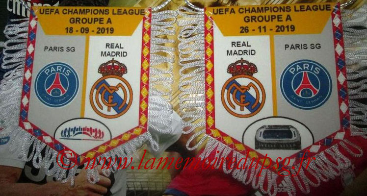 Fanion  PSG-Real Madrid  2019-20