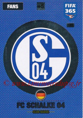 2016-17 - Panini Adrenalyn XL FIFA 365 - N° 185 - Logo FC Schalke 04