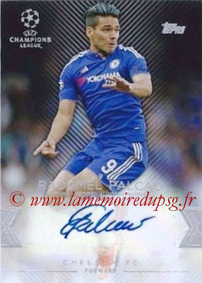 2015-16 - Topps UEFA Champions League Showcase Soccer - N° CLA-RF - Radamel FALCAO (Chelsea FC) (Base Autographs Cards)