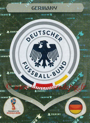 2018 - Panini FIFA World Cup Russia Stickers - N° 432 - Ecusson Allemagne