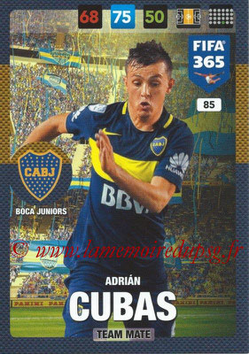 2016-17 - Panini Adrenalyn XL FIFA 365 - N° 085 - Adrian CUBAS (CA Boca Junior)