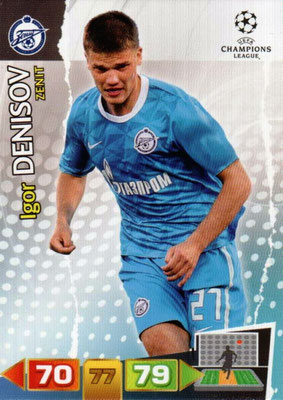 2011-12 - Panini Champions League Cards - N° 272 - Igor DENISOV (FC Zenit)