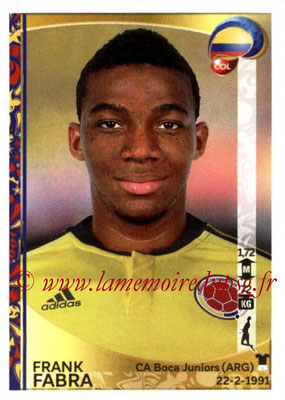 Panini Copa America Centenario USA 2016 Stickers - N° 046 - Frank FABRA (Colombie)