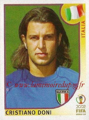 2002 - Panini FIFA World Cup Stickers - N° 469 - Cristiano DONI (Italie)