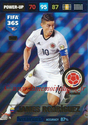 2016-17 - Panini Adrenalyn XL FIFA 365 - N° 369 - James RODRIGUEZ (Colombie) (Key Player)