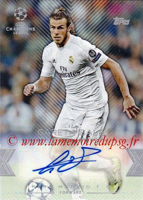 2015-16 - Topps UEFA Champions League Showcase Soccer - N° CLA-GB - Gareth BALE (Real Madrid CF) (Base Autographs Cards)