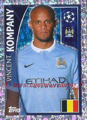 2015-16 - Topps UEFA Champions League Stickers - N° 251 - Vincent KOMPANY (Manchester City FC)