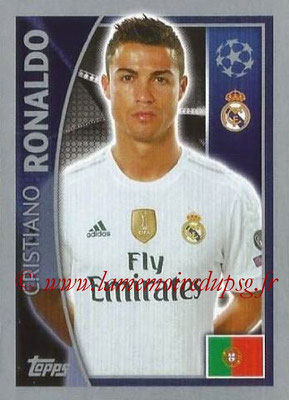 2015-16 - Topps UEFA Champions League Stickers - N° 043 - Cristiano RONALDO (Real Madrid CF)