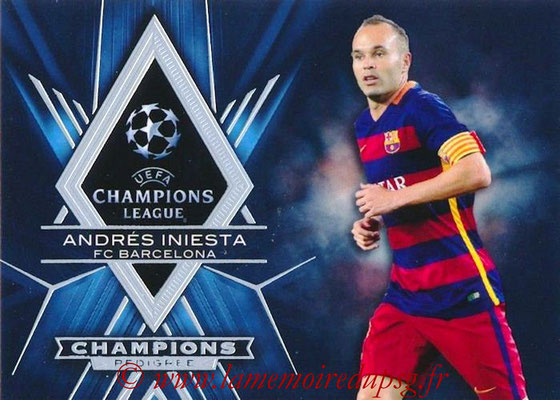 2015-16 - Topps UEFA Champions League Showcase Soccer - N° CP-AI - Andrés INIESTA (FC Barcelone) (Champions Pedigree)