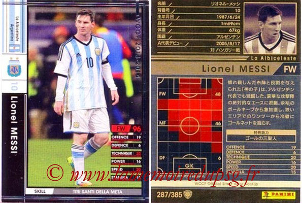 2013-14 - WCCF - N° 287 - Lionel MESSI (Argentine)